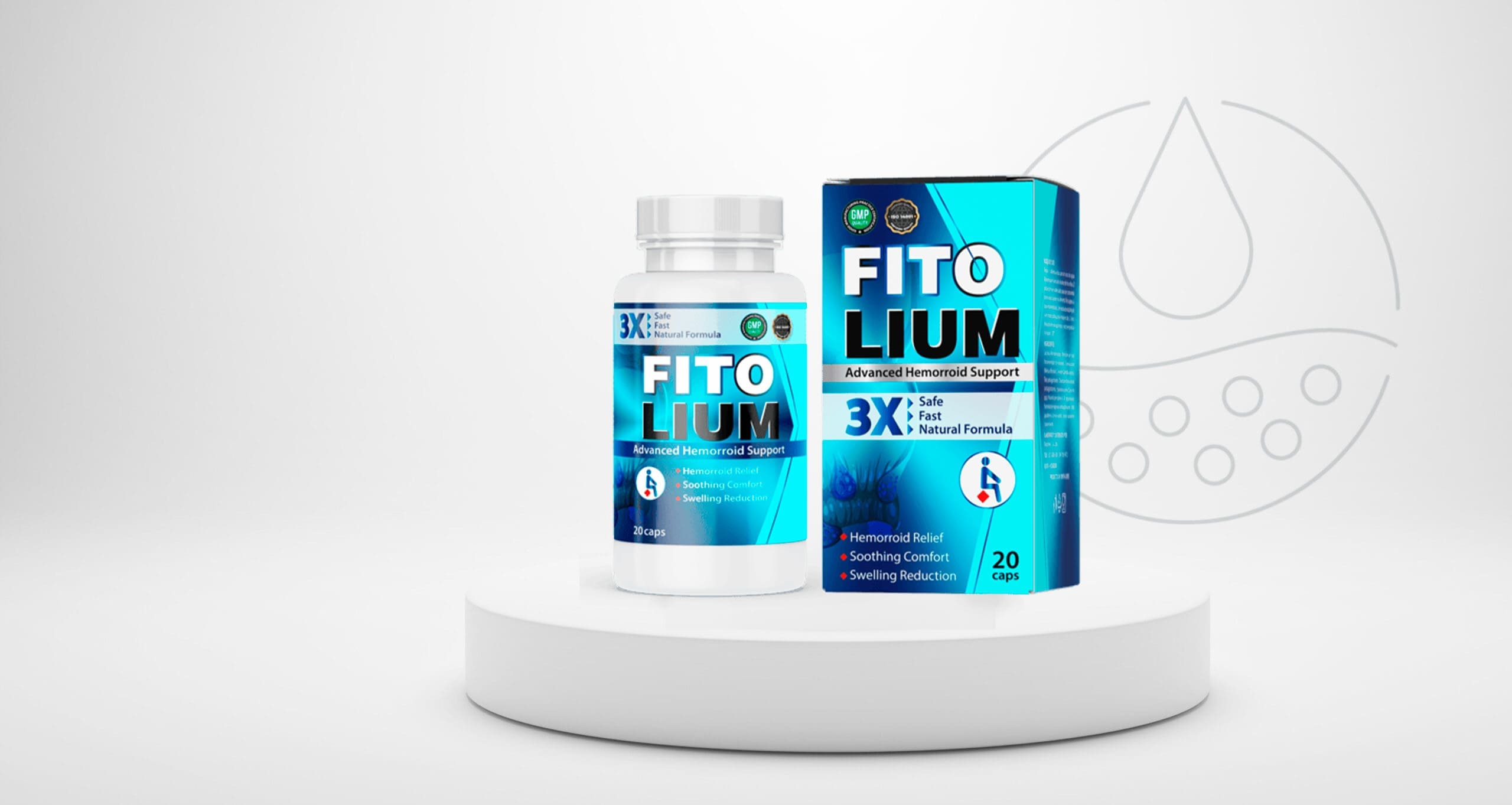 Fitolium Ayurvedic capsules for hemorrhoid relief